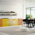 90121_Uni Solid_9025306 Sunset Orange_9025248 Buttercup Yellow_9025237 Saffron Yellow_kitchen